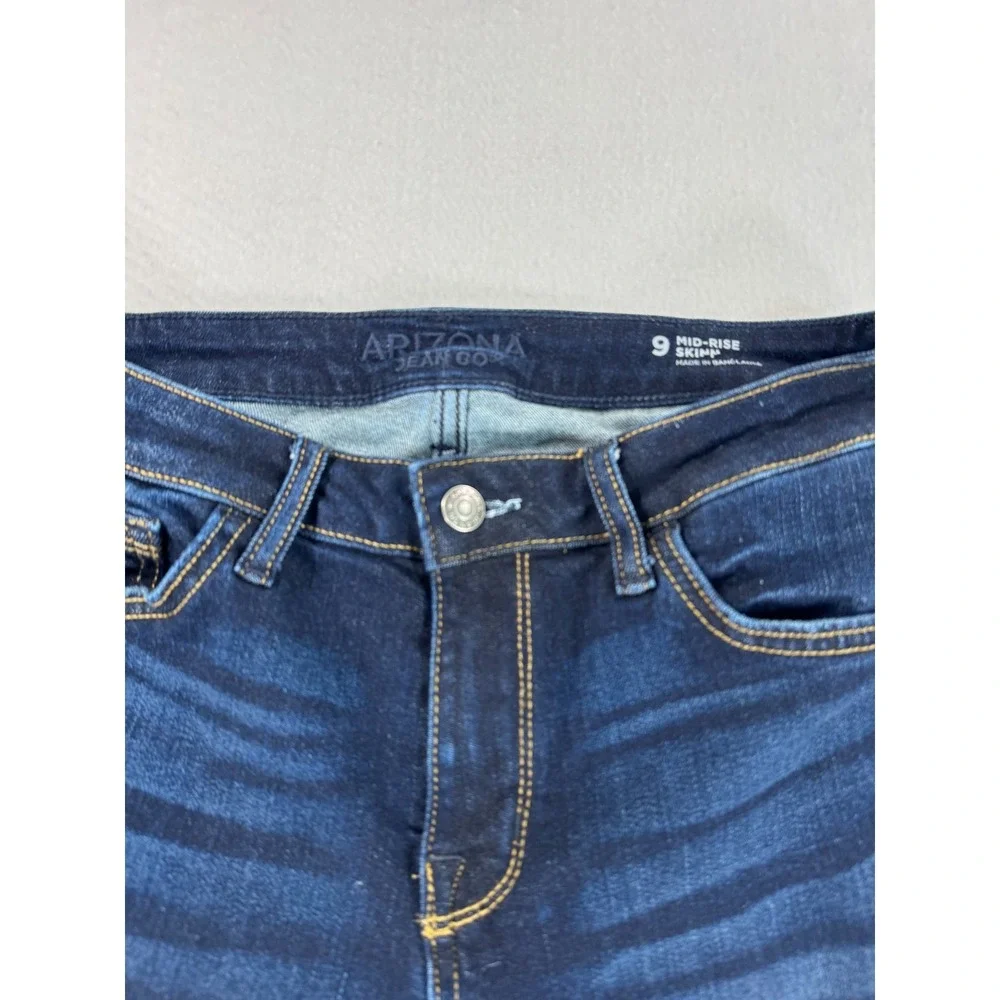 Arizona Jean Co. Women's Size‎ 9 Skinny Blue Jeans Stretch Denim Mid Rise
